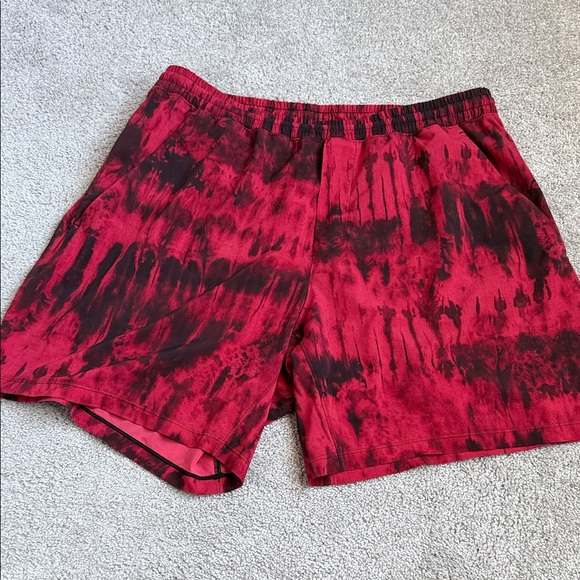 lululemon athletica Other - Lululemon Athletica Red and Black Pace Breaker - 7”